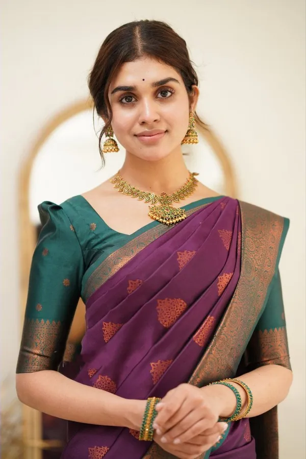 PURPLE_PURE_BANARASI_SAREE